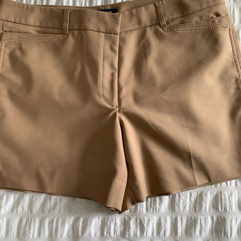 White House Black Market Tan Tailored Shorts - Picture 16 of 16